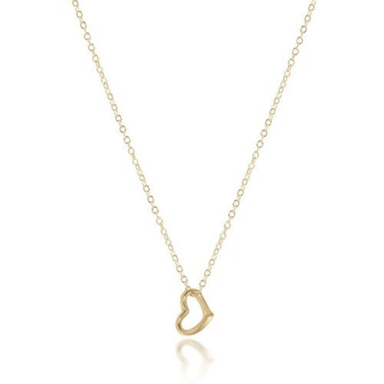 Enewton Classic Gold Small Love Charm Necklace - Enewton