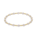 Enewton Classic Sincerity Pattern 4mm Bead Bracelet - Pearl - Enewton