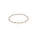 Enewton Classic Sincerity Pattern 4mm Bead Bracelet - Pearl - Enewton