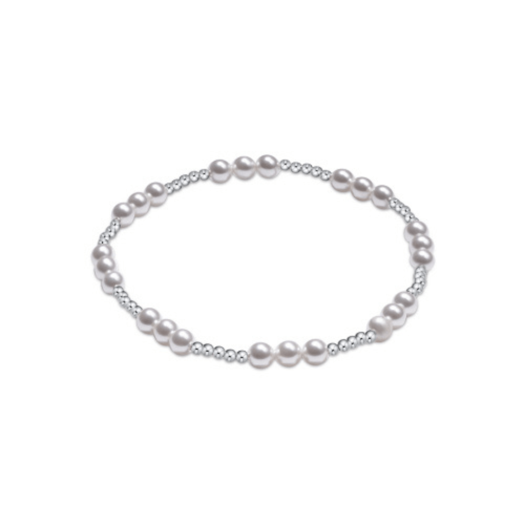 Enewton Classic Sterling Joy Pattern Pearl Bead Bracelet - 4mm - Enewton