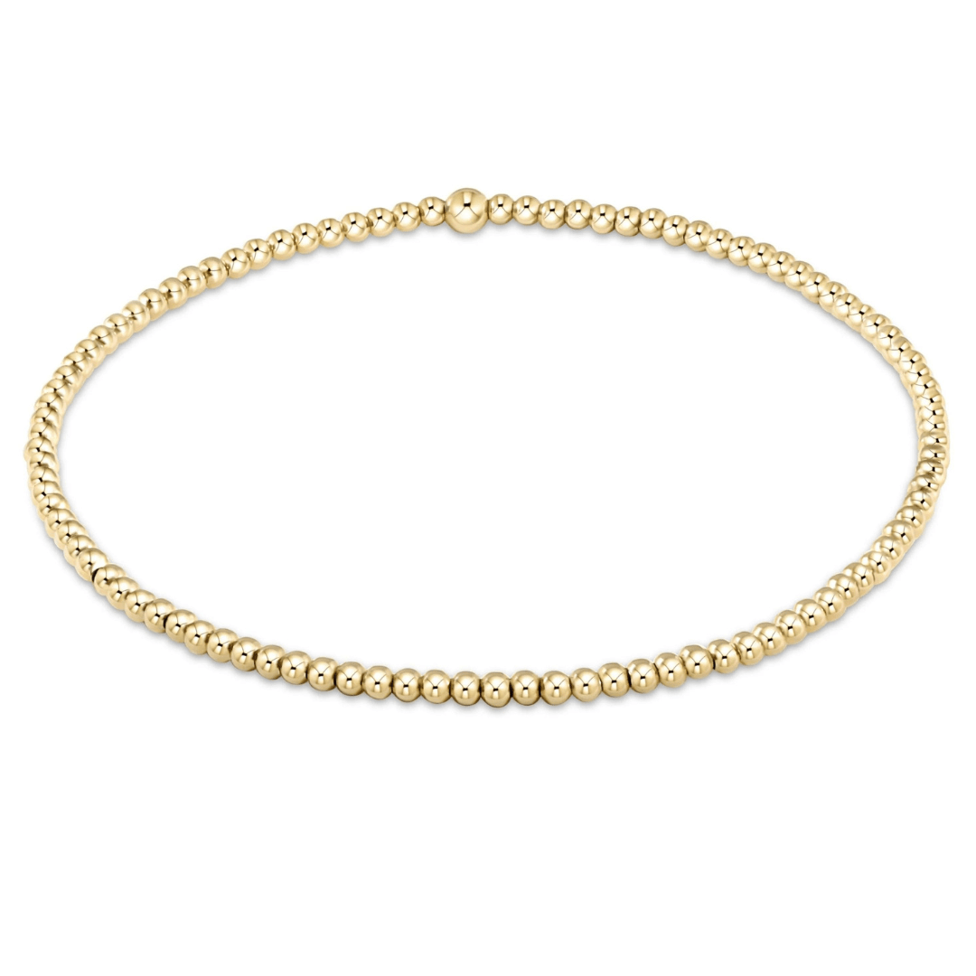 Enewton E - Girl Classic Gold Bead Bracelet - Enewton