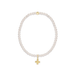 Enewton eGirl Classic Pearl Beaded Bracelet - Signature Cross Charm - Enewton