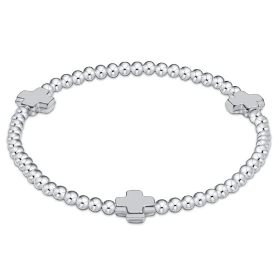 Enewton Extends Sterling Signature Cross Bracelet - 3mm - Enewton