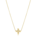 Enewton Gold Classic 3mm Beaded Signature Cross Necklace - Enewton