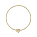 Enewton Gold Classic Bead Bracelet w/ Love Charm - 2mm - Enewton