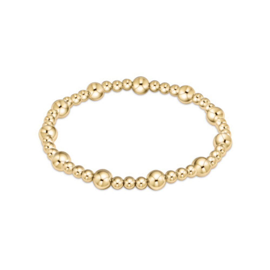 Enewton Gold Classic Sincerity Pattern Bead Bracelet - Enewton