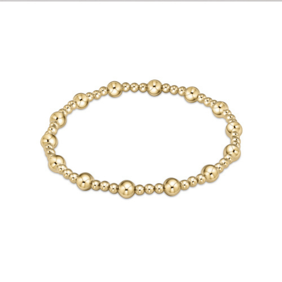 Enewton Gold Classic Sincerity Pattern Bead Bracelet - Enewton