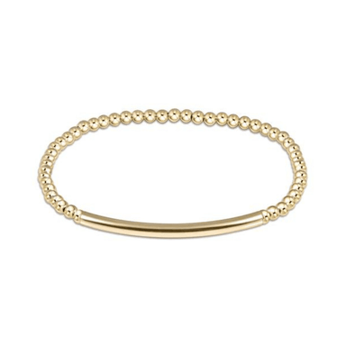 Enewton Gold Classic Smooth Bliss Bar Bracelet - 3mm - Enewton