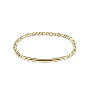 Enewton Gold Classic Smooth Bliss Bar Bracelet - 3mm - Enewton