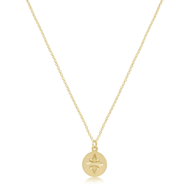 Enewton Gold Direction Disc Necklace - Enewton