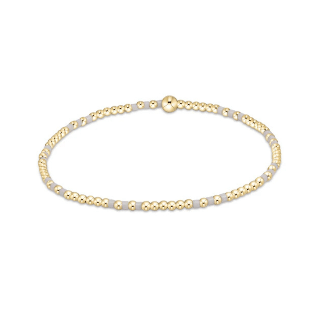 Enewton Gold Hope Joy Pattern Bracelet - 2mm - Enewton