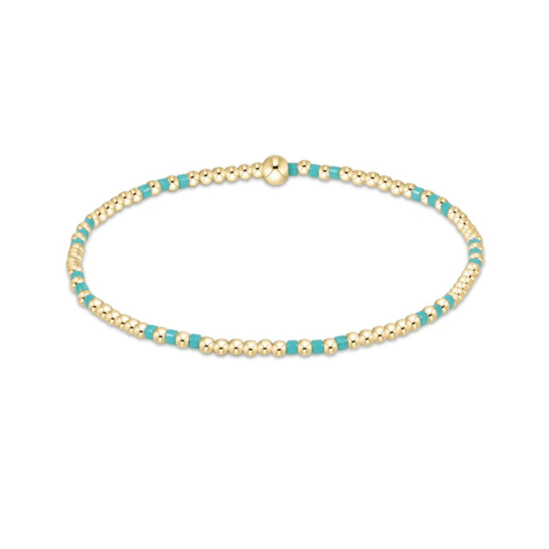 Enewton Gold Hope Joy Pattern Bracelet - 2mm - Enewton