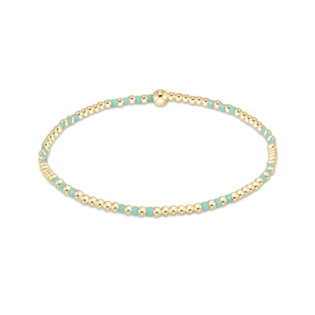 Enewton Gold Hope Joy Pattern Bracelet - 2mm - Enewton