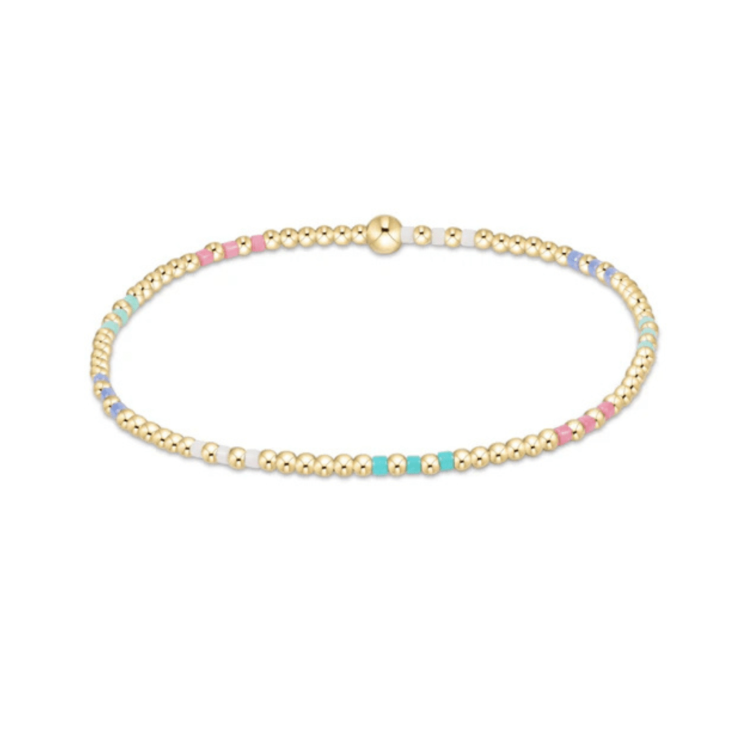 Enewton Gold Hope Joy Pattern Bracelet - 2mm - Enewton