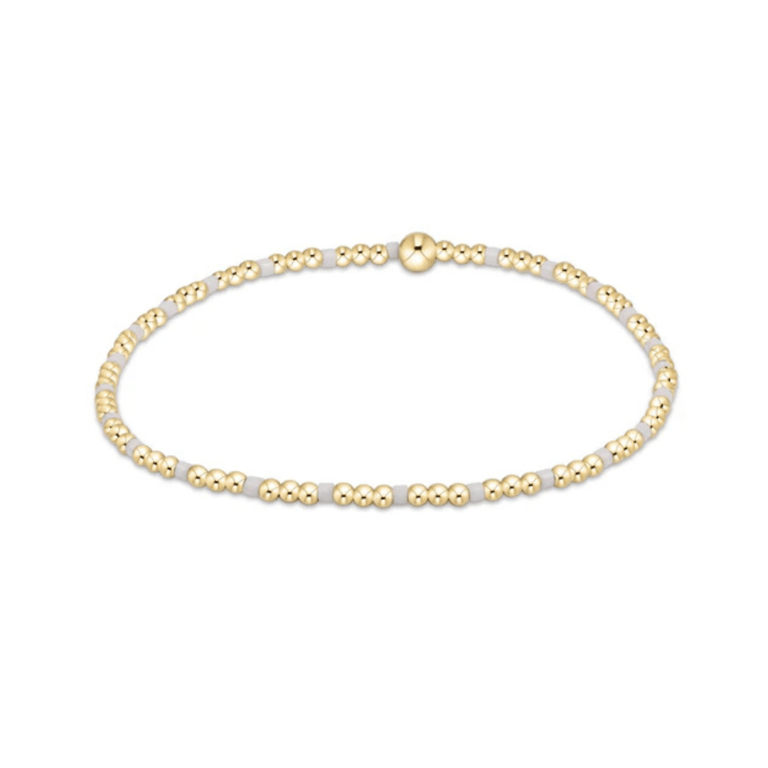 Enewton Gold Hope Sincerity Pattern Bracelet - 2mm - Enewton