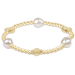 Enewton Gold Signature Cross Admire Bracelet - Pearl/3mm - Enewton