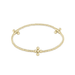 Enewton Gold Signature Cross Bead Bracelet - 2mm - Enewton