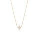 Enewton Gold Signature Cross Necklace - Off - White - Enewton