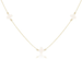 Enewton Gold Simplicity Chain Necklace - Off - White Signature Cross - Enewton