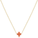 Enewton Gold Small Signature Cross Necklace - Enewton