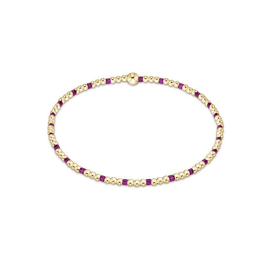 Enewton Hope Sincerity Pattern 2mm Bead Bracelet - Fuchsia - Enewton