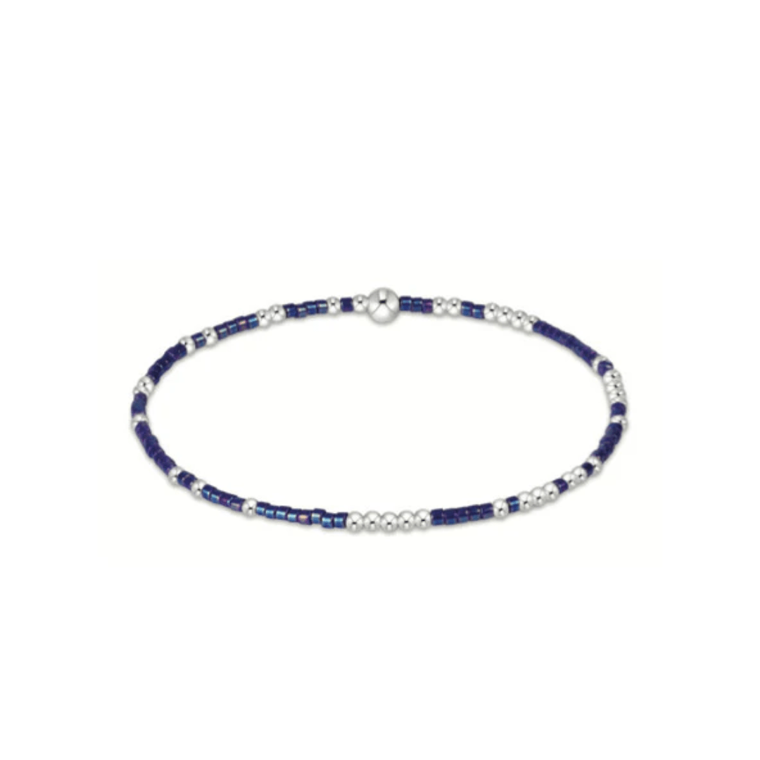Enewton Hope Unwritten Sterling Bracelet - Blue Metallic - Enewton
