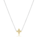 Enewton Mixed Metal Classic Beaded Cross Necklace - Enewton