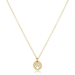 Enewton Paw Print Small Gold Disc Necklace - Enewton