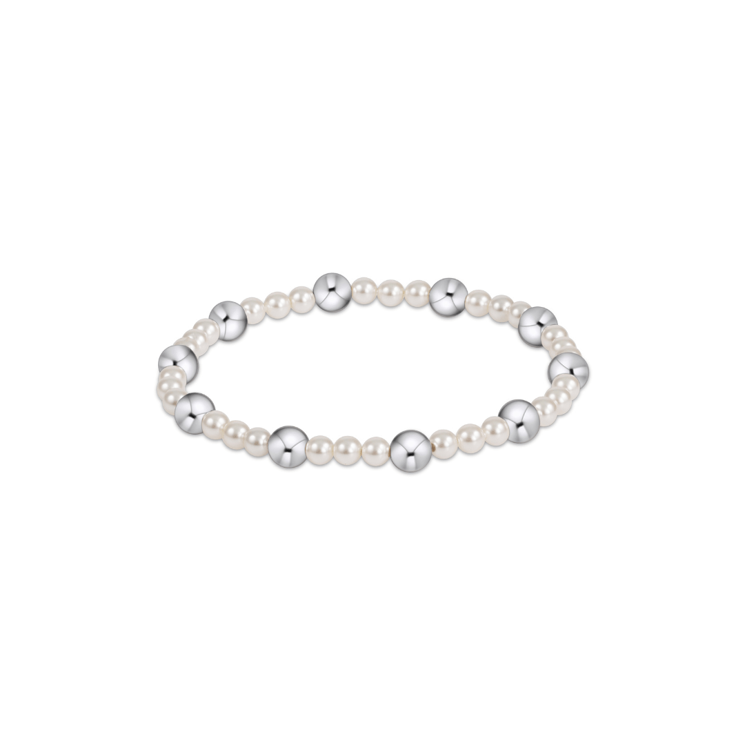 Enewton Pearl Sincerity Pattern Bracelet - Sterling/4mm - Enewton