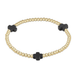 Enewton Signature Cross Gold Pattern 3mm Bracelet - Enewton