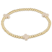 Enewton Signature Cross Gold Pattern 3mm Bracelet - Enewton