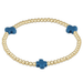 Enewton Signature Cross Gold Pattern 3mm Bracelet - Enewton