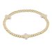 Enewton Signature Cross Gold Pattern 3mm Bracelet - Enewton