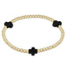 Enewton Signature Cross Gold Pattern 3mm Bracelet - Enewton