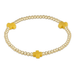 Enewton Signature Cross Gold Pattern 3mm Bracelet - Enewton