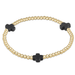 Enewton Signature Cross Gold Pattern 3mm Bracelet - Enewton