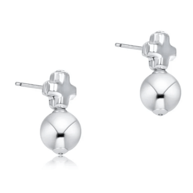 Enewton Signature Cross Small Sterling Stud - Classic Sterling - Enewton