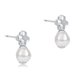 Enewton Signature Cross Sterling Stud - Pearl - Enewton