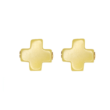 Enewton Signature Cross Stud - Canary - Enewton