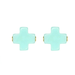 Enewton Signature Cross Stud - Mint - Enewton