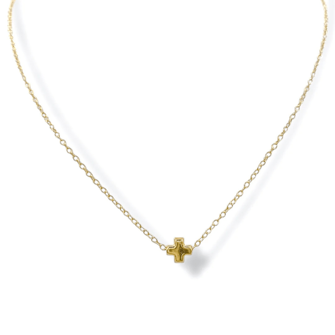 Enewton Signature Gold Cross Necklace - Enewton