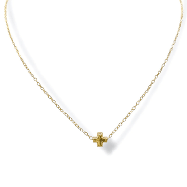 Enewton Signature Gold Cross Necklace - Enewton