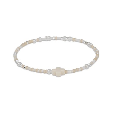 Enewton Sterling Hope Unwritten Signature Cross Bracelet - Enewton