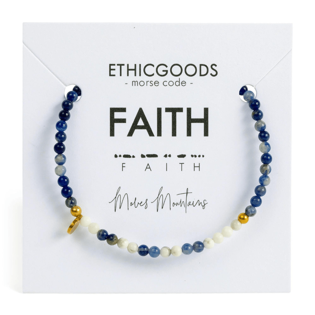 Ethic Goods Morse Code Bracelet - Faith - Ethic Goods