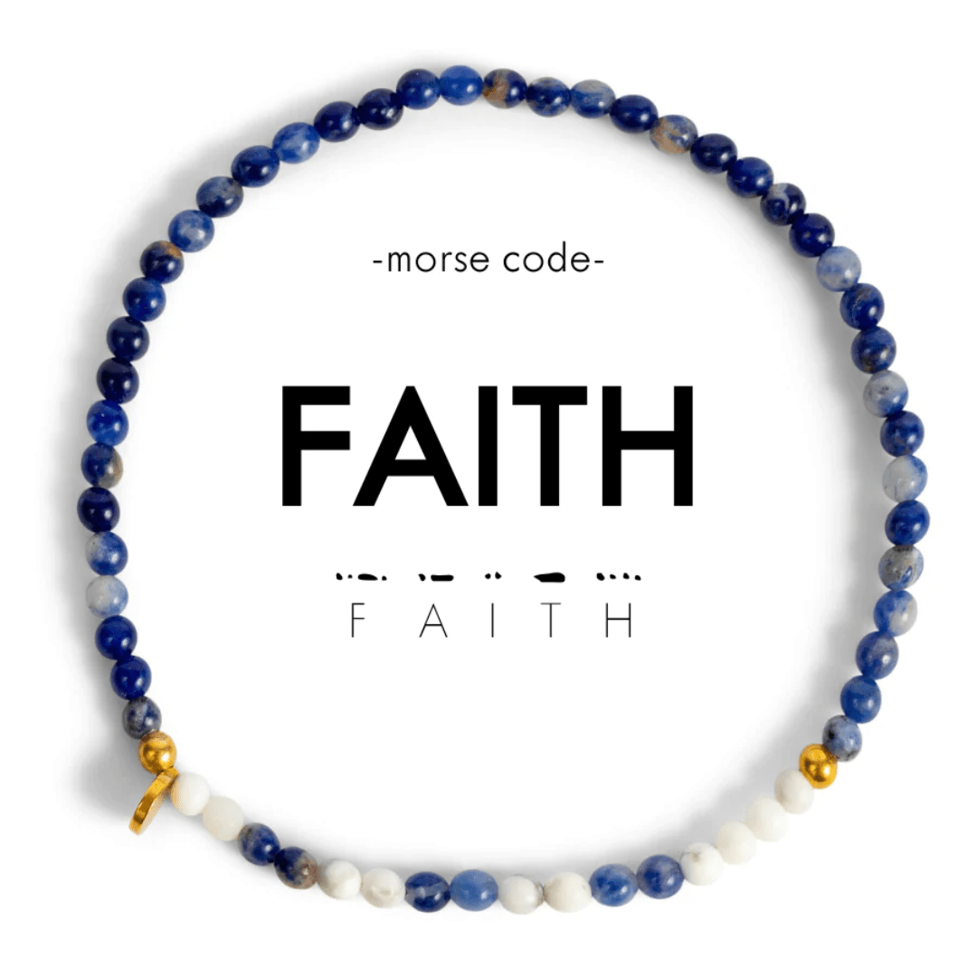 Ethic Goods Morse Code Bracelet - Faith - Ethic Goods