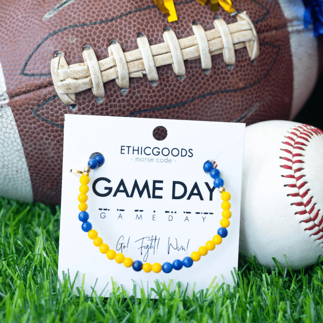 Ethic Goods Morse Code Bracelet - Game Day - Ethic Goods