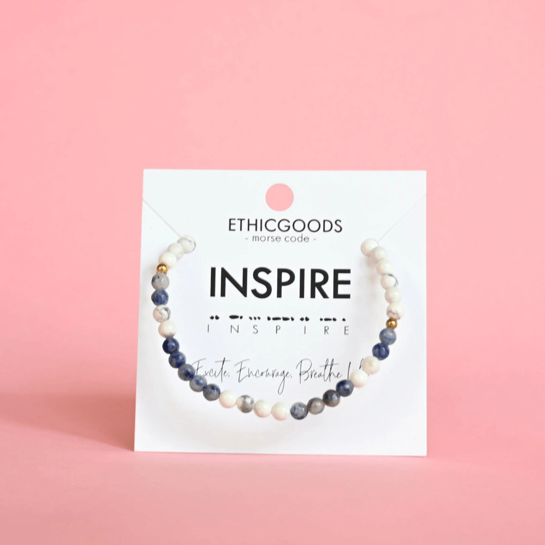 Ethic Goods Morse Code Bracelet - Inspire - Ethic Goods