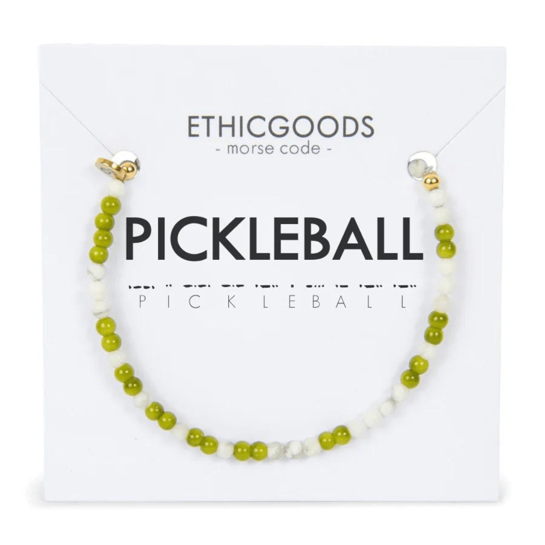 Ethic Goods Morse Code Bracelet - Pickleball - Ethic Goods