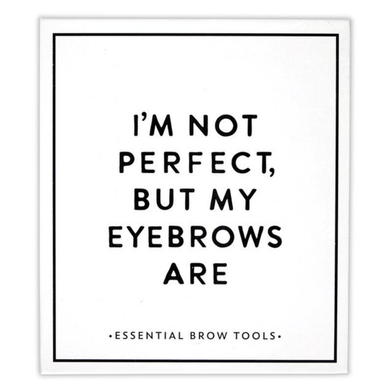 Eyebrow Book Box - I'm Not Perfect - Santa Barbara Design Studio