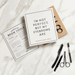 Eyebrow Book Box - I'm Not Perfect - Santa Barbara Design Studio